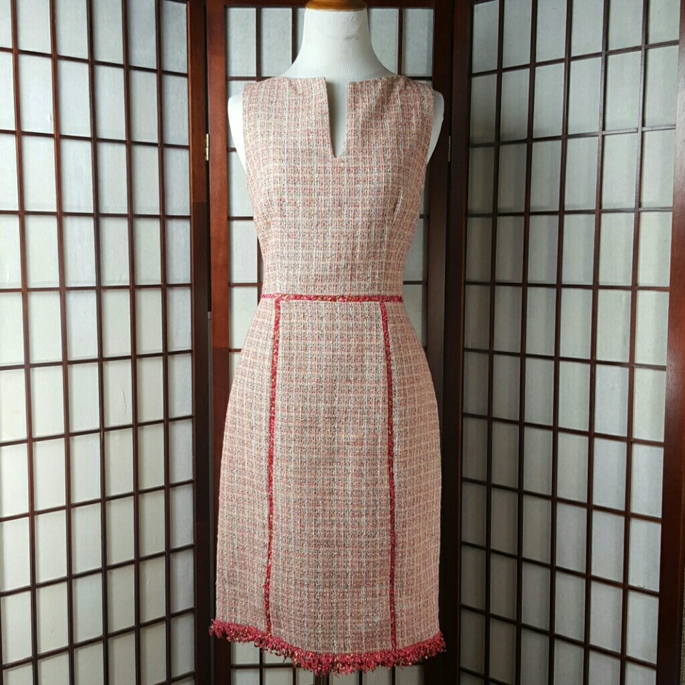 DAVID MEISTER  Lined Sheath Dress Size 2